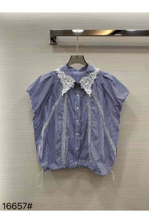 16657<br/>Striped Button Up Shirt